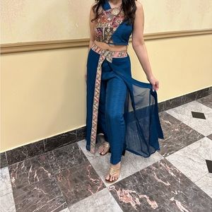 Indowestern trendy lehenga Indian Pakistani party wear